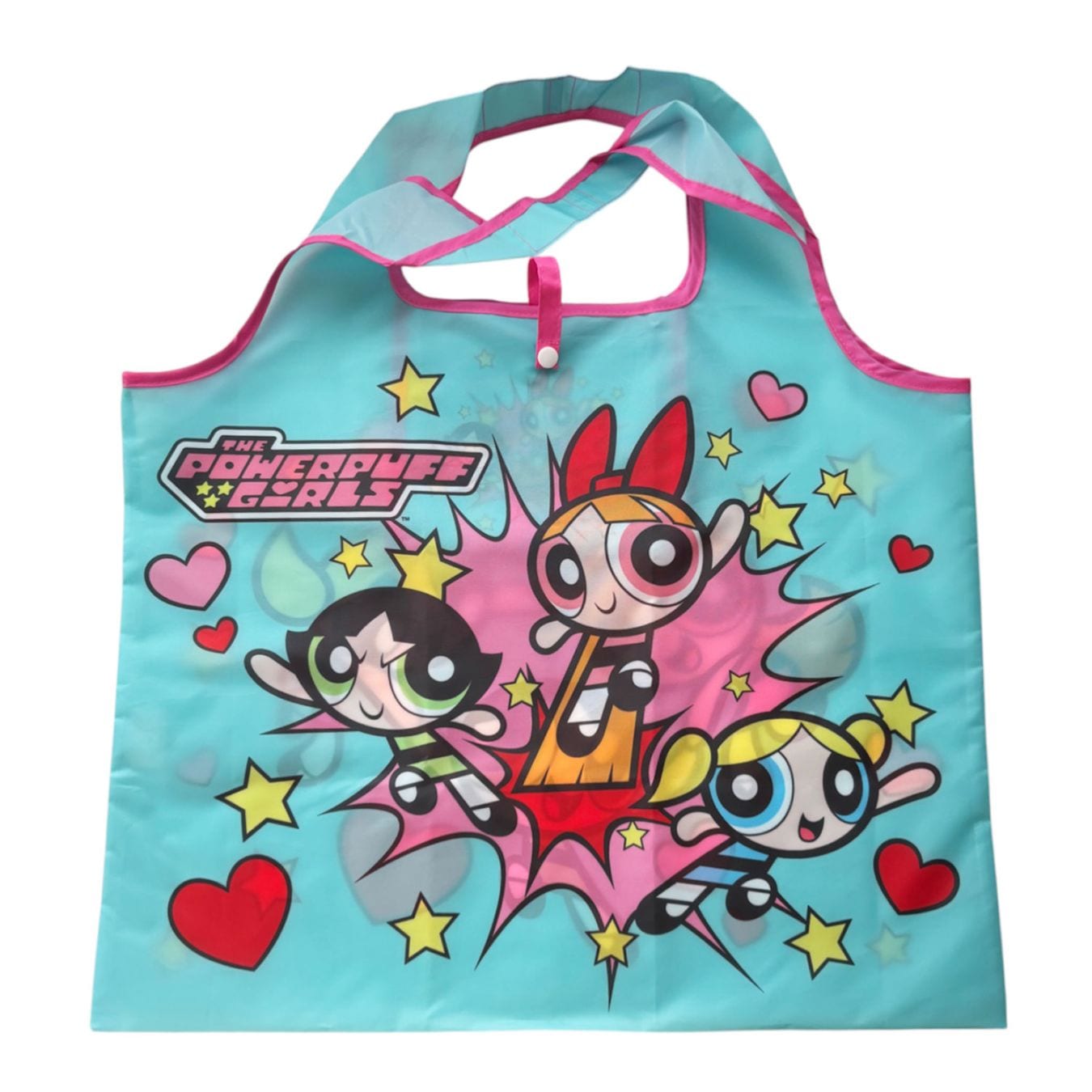[公式] メーカー直営 パワーパフガールズ くるくるショッピングバッグ ハート＆スター