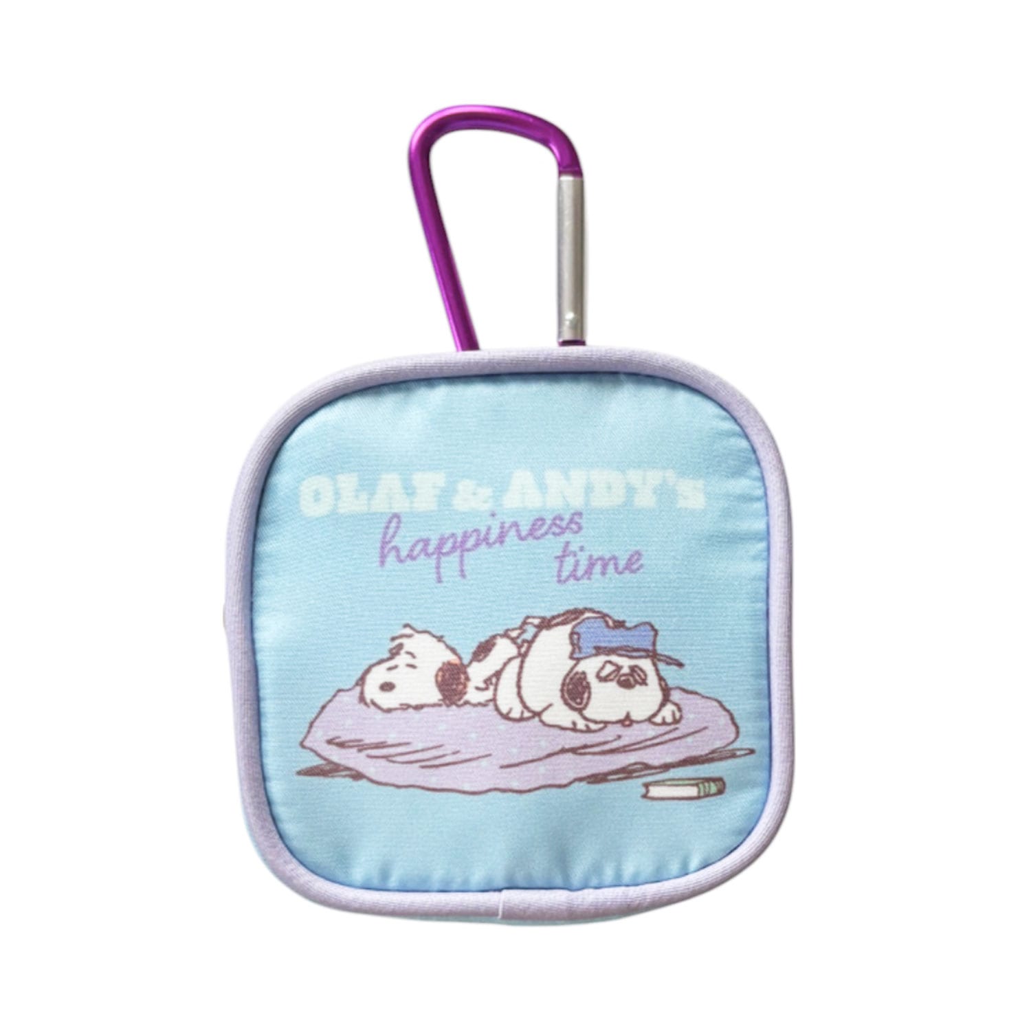[公式] メーカー直営 PEANUTS スヌーピー カラビナ付ミニポーチ nap time