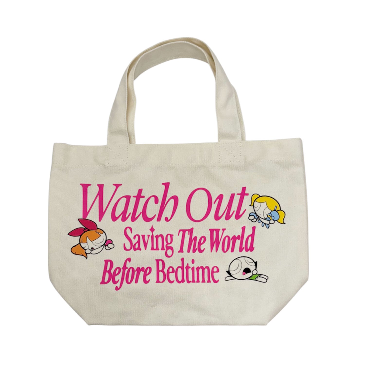 [公式] メーカー直営 パワーパフガールズ カラーマチ付きバッグ ナチュラル