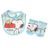[公式] メーカー直営 PEANUTS スヌーピー ベビーセット チェック|スヌーピー（PEANUTS)|キャラクター