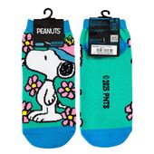 [公式] メーカー直営 PEANUTS スヌーピー キャラックス（靴下）ピーナツ 帽子と花|スヌーピー（PEANUTS)|キャラクター