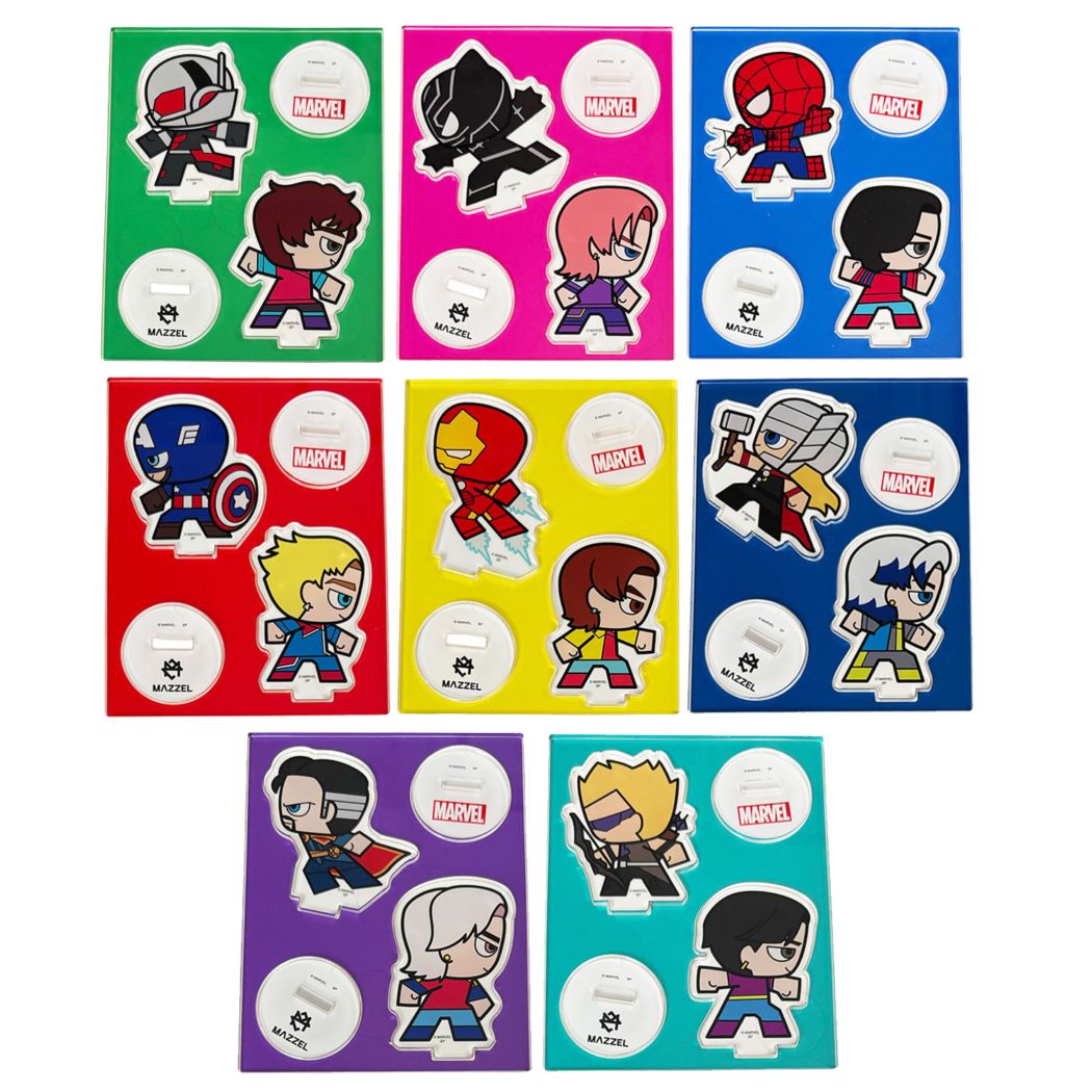 MARVEL × MAZZEL 缶バッジ 2個セット全8種 ☆ 匿名配送 Amazon.co.jp: [スモール・プラネット] マーベル｜マーゼル