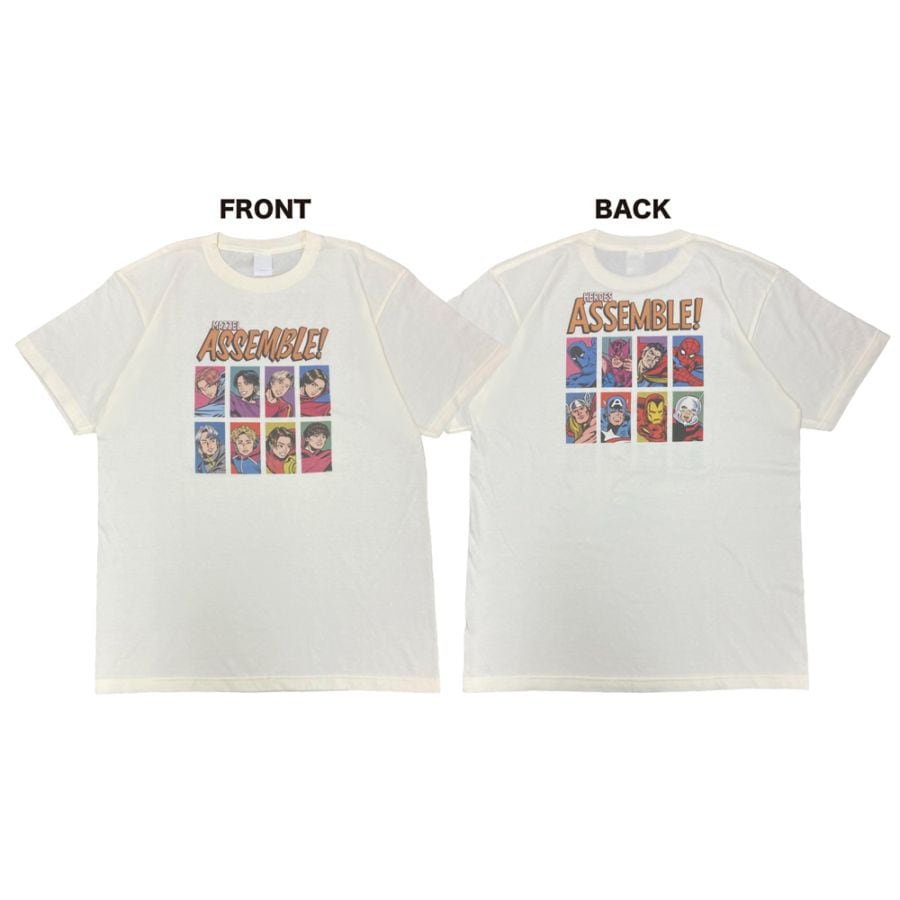 【新品、未使用、完売品】マーゼルマーベルコラボTシャツM 予約】10月末発送予定 [公式] MARVEL | MAZZEL コミック Tシャツ