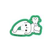 [公式] メーカー直営 なにげないねずみ・シラタマ キャラクターステッカー ごろん|その他国内キャラクター|キャラクター