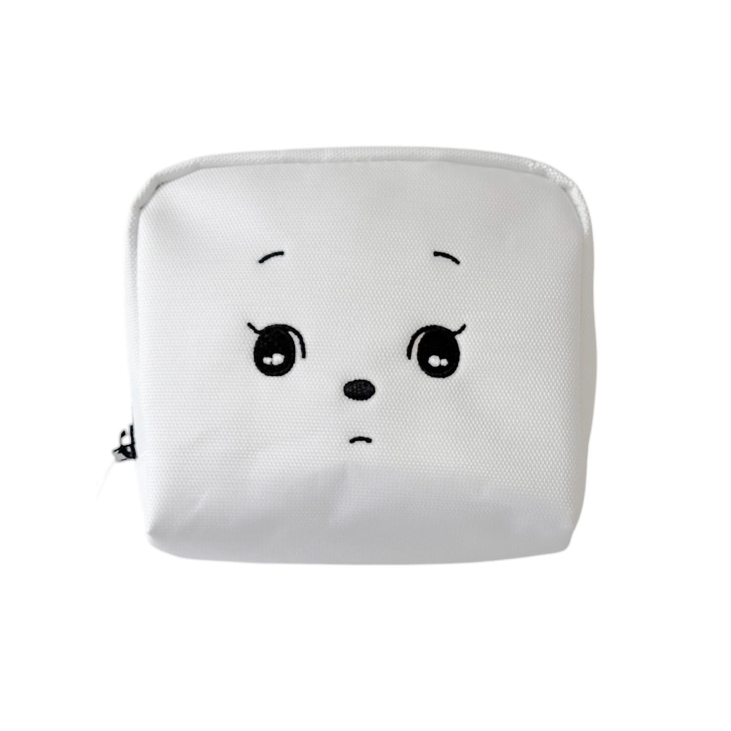 [公式] メーカー直営 なにげないねずみ・シラタマ P刺繍ポーチ フェイス