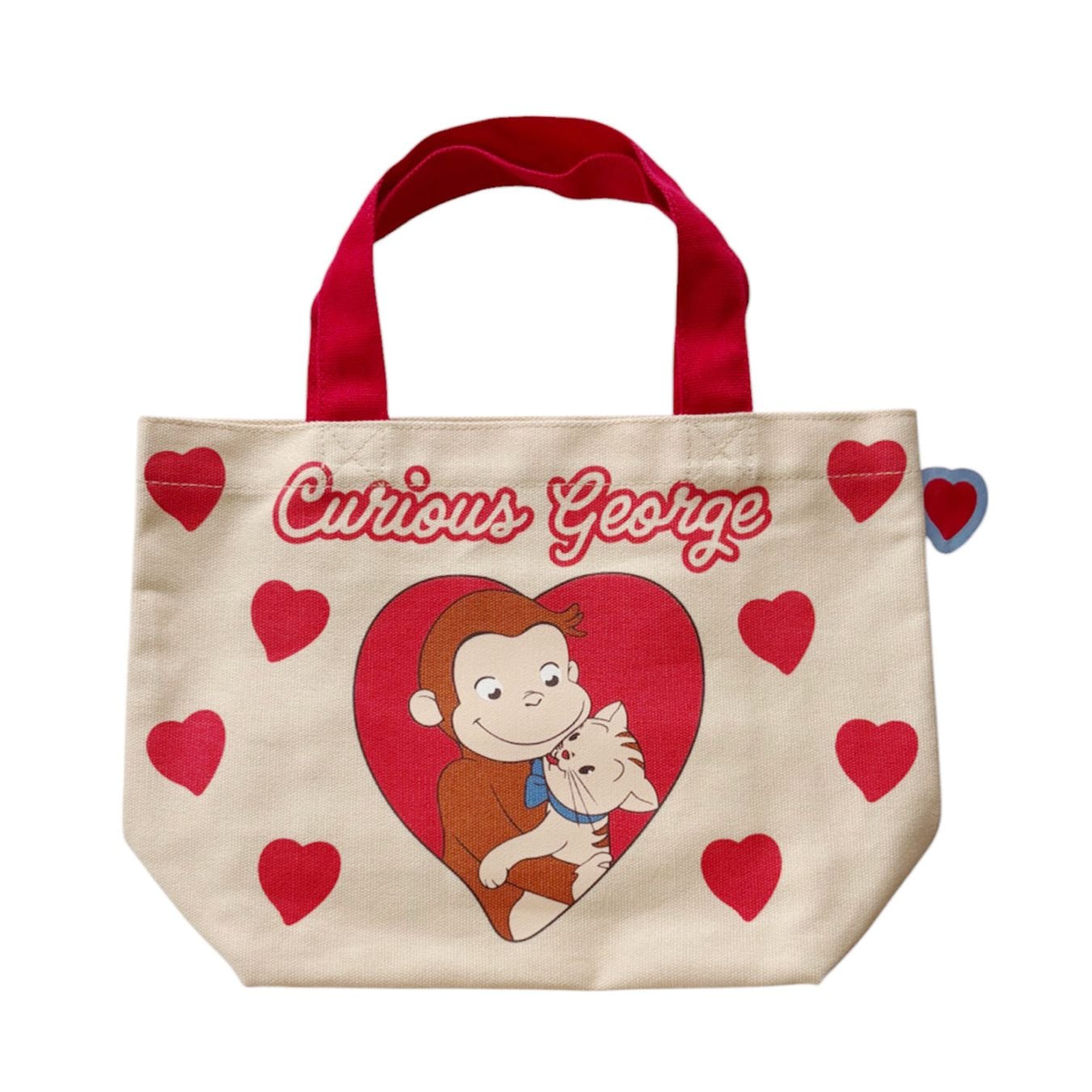 [公式] メーカー直営 おさるのジョージ カラーマチ付バッグ ハート