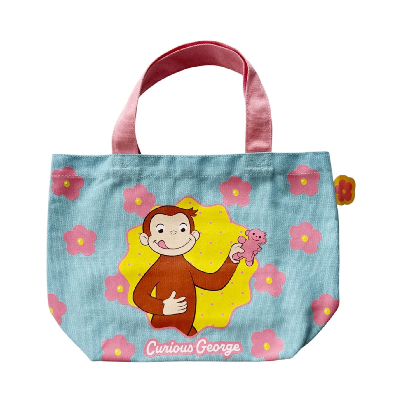 [公式] メーカー直営 おさるのジョージ カラーマチ付バッグ フラワー