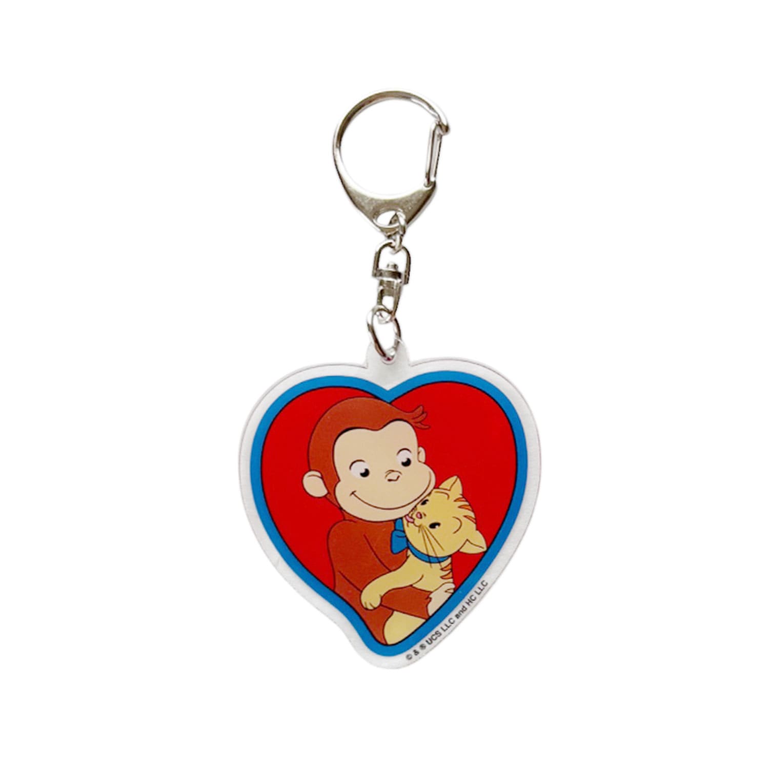 [公式] メーカー直営 おさるのジョージ アクリルキーホルダー ハート
