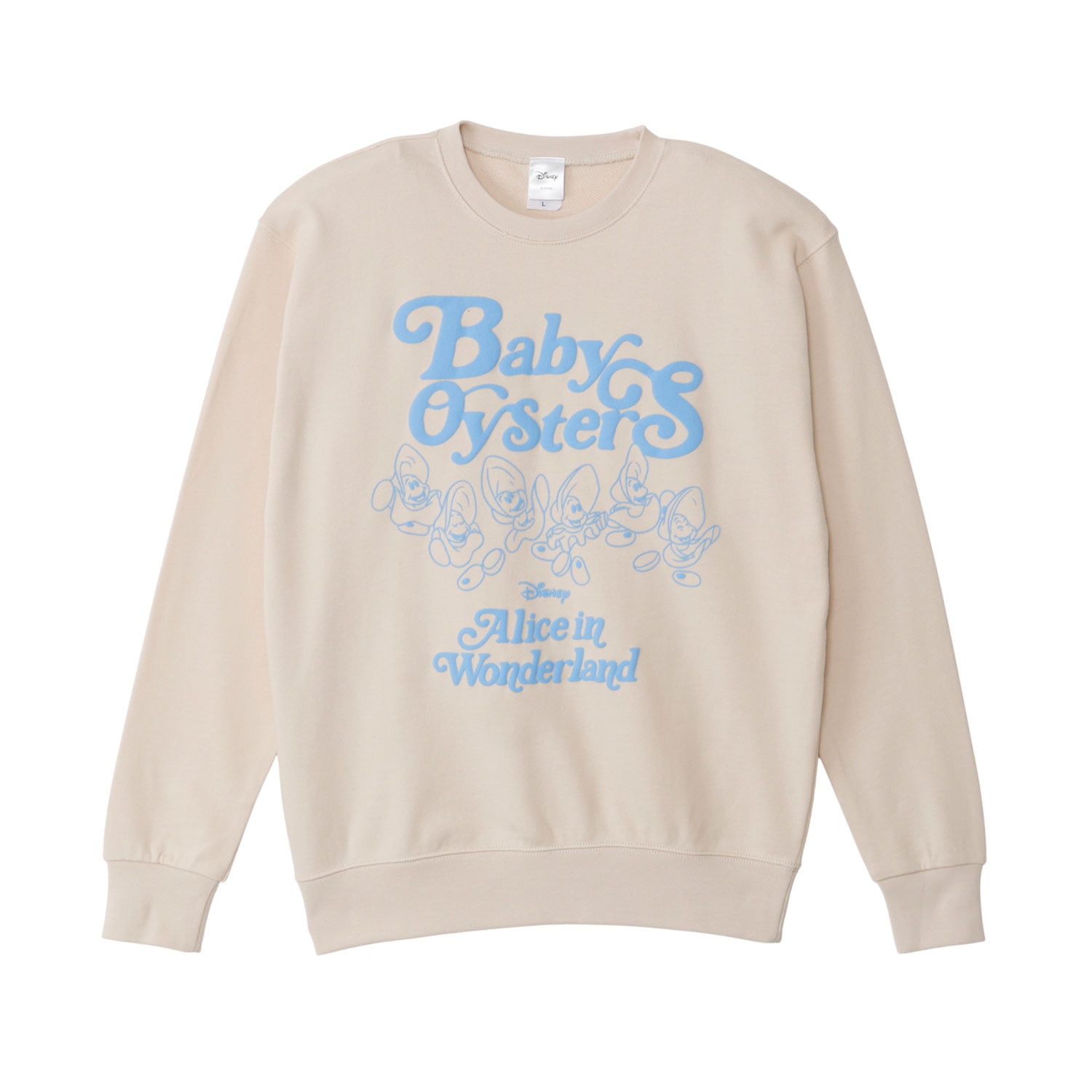 [公式] メーカー直営 ディズニー ノスタルジカ プクスウェット ふしぎの国のアリス ベイビーオイスターズ ブルー