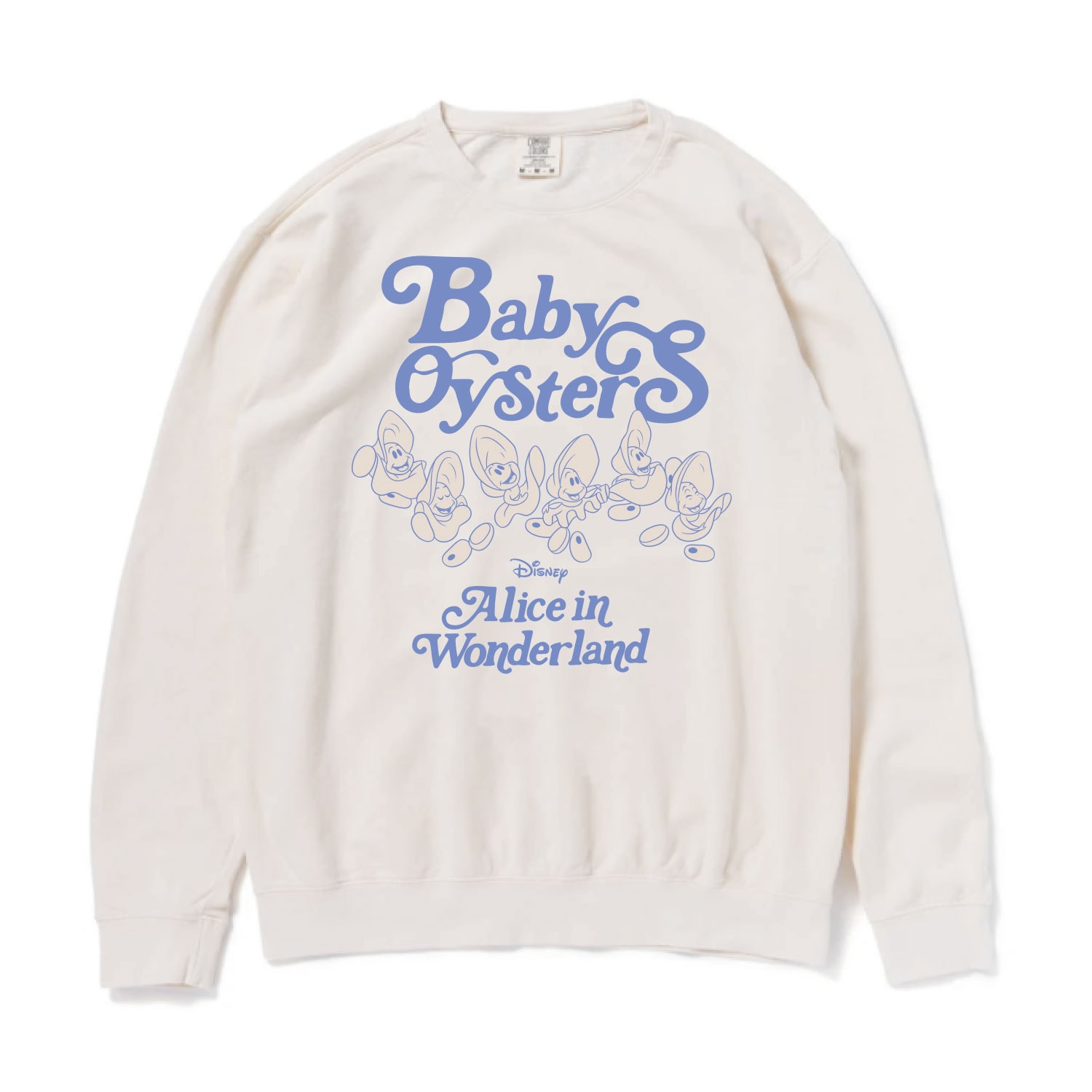 [公式] メーカー直営 ディズニー ノスタルジカ プクスウェット ふしぎの国のアリス ベイビーオイスターズ ブルー