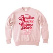 [公式] メーカー直営 ディズニー ノスタルジカ プクスウェット おしゃれキャット ピンク×レッド