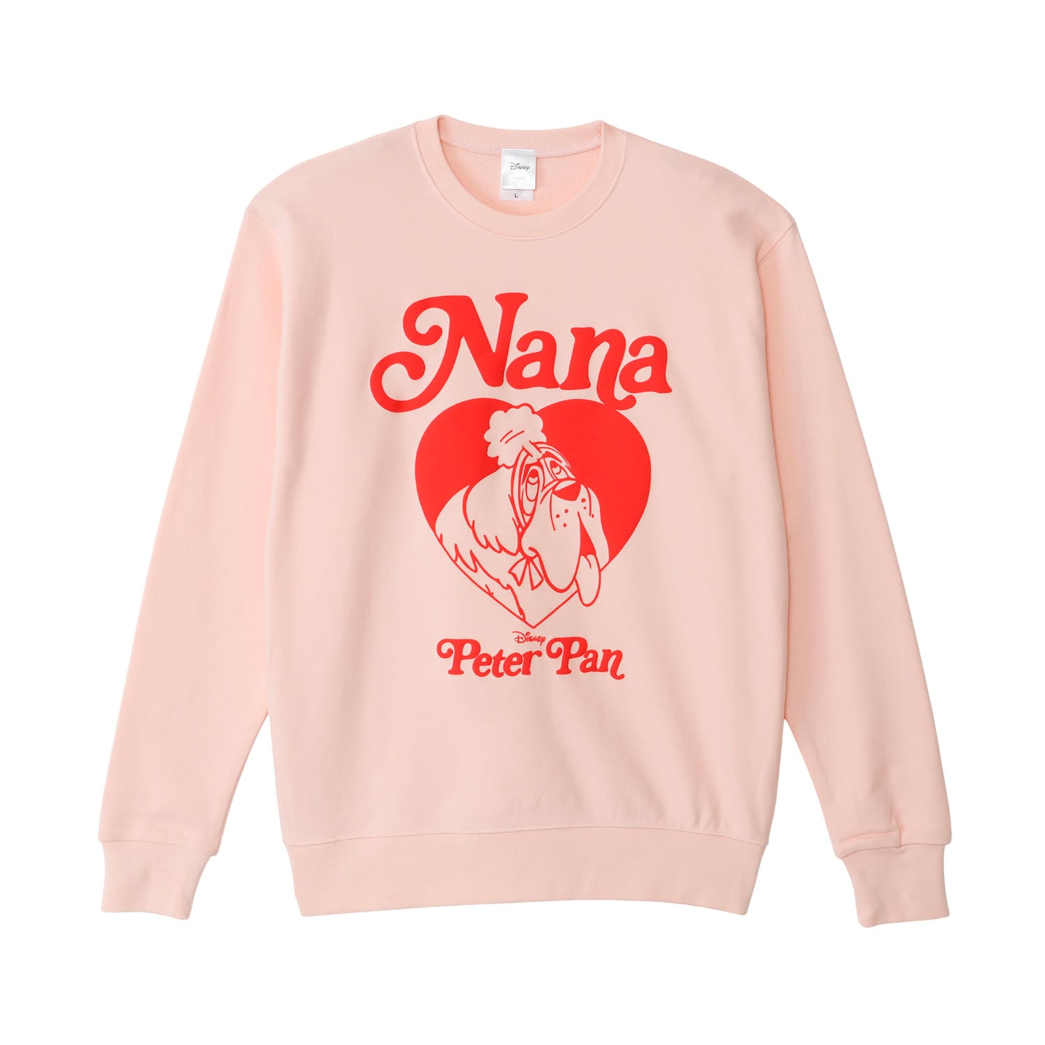 [公式] メーカー直営 ディズニー ノスタルジカ プクスウェット ピーター・パン ナナ ピンク