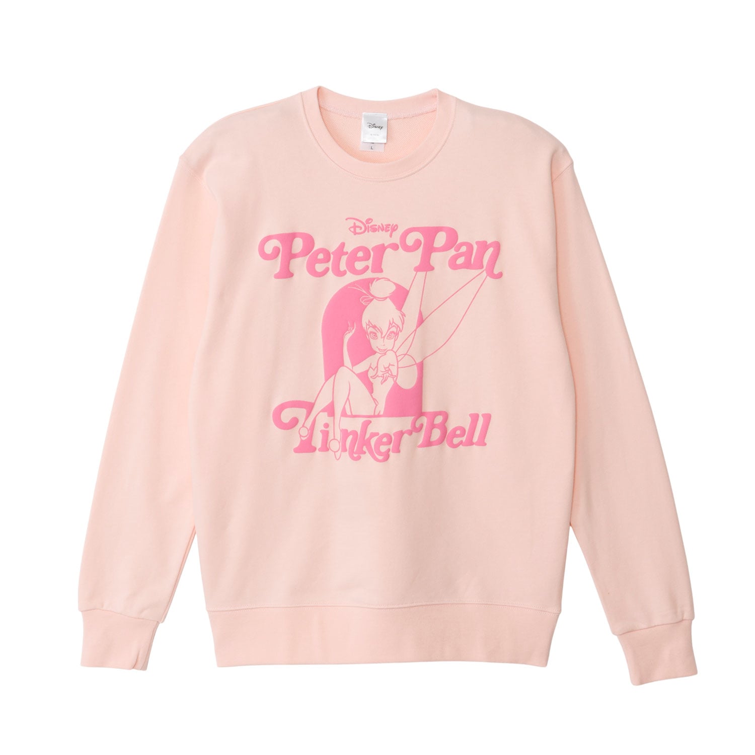 [公式] メーカー直営 ディズニー ノスタルジカ プクスウェット ピーター・パン ティンカー・ベル ピンク