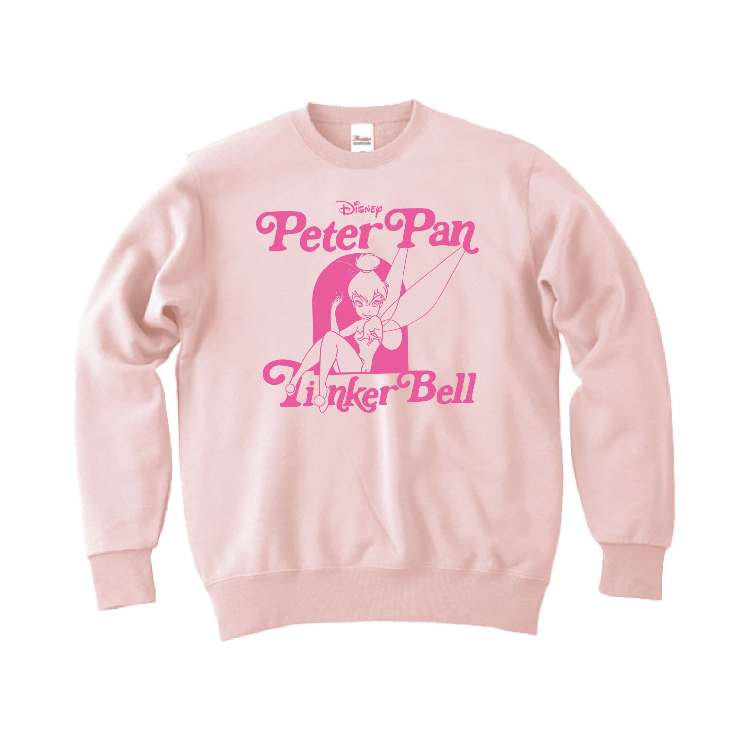 [公式] メーカー直営 ディズニー ノスタルジカ プクスウェット ピーター・パン ティンカー・ベル ピンク