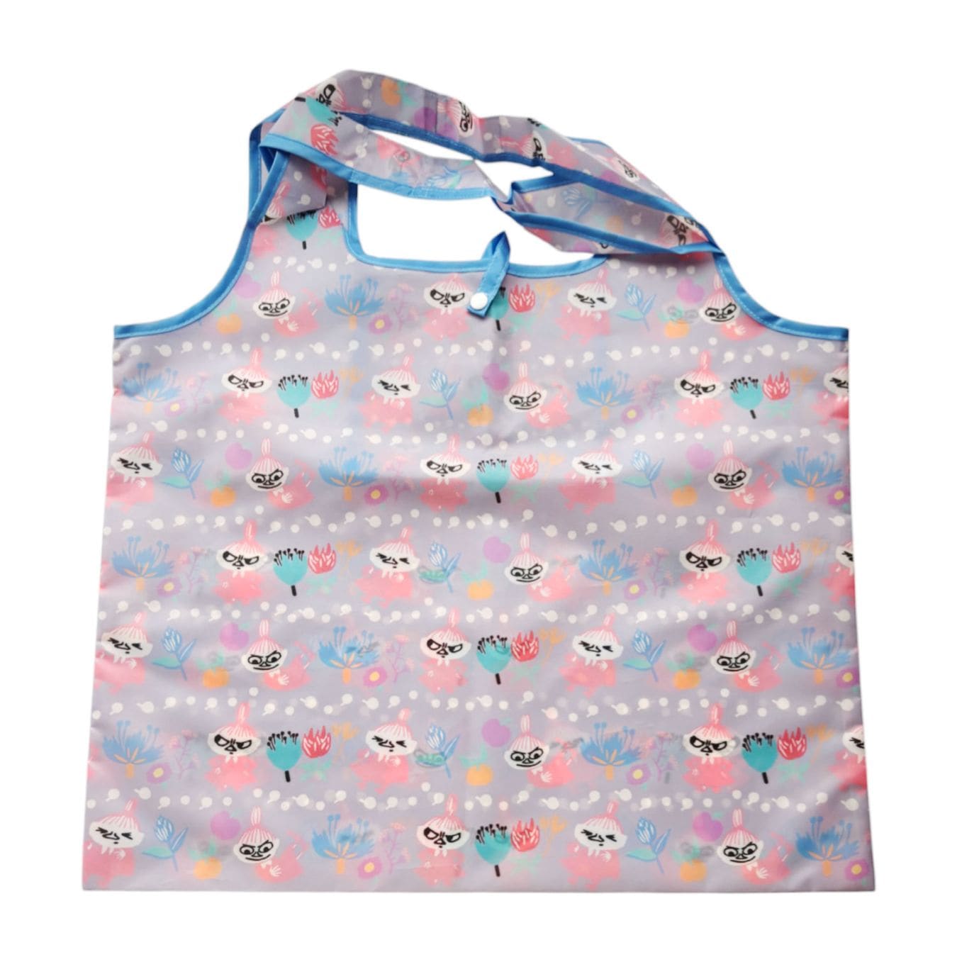 [公式] メーカー直営 ムーミン くるくるショッピングバッグ フラワー パターン