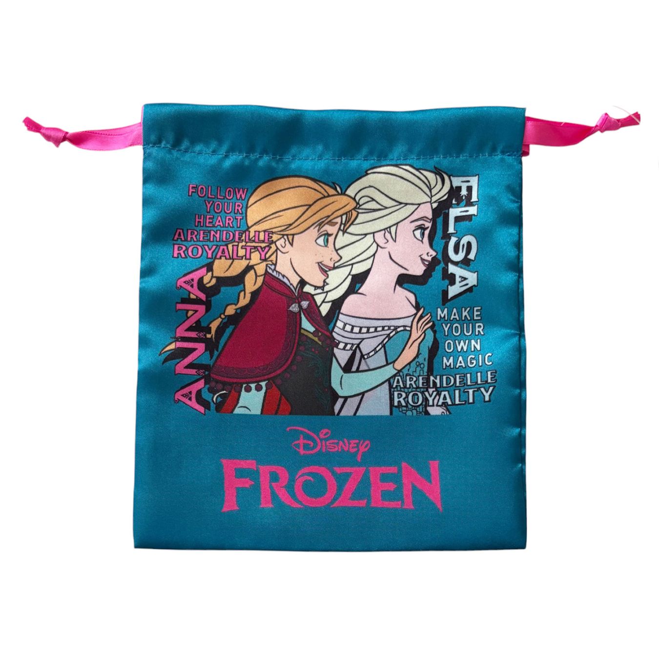 [公式] メーカー直営 ディズニー アナと雪の女王 リボン巾着 横顔