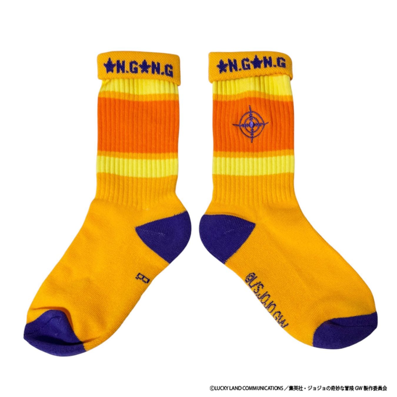 [公式] メーカー直営 アニメ『ジョジョの奇妙な冒険 黄金の風』 刺繍ラインソックス ナランチャ・ギルガ