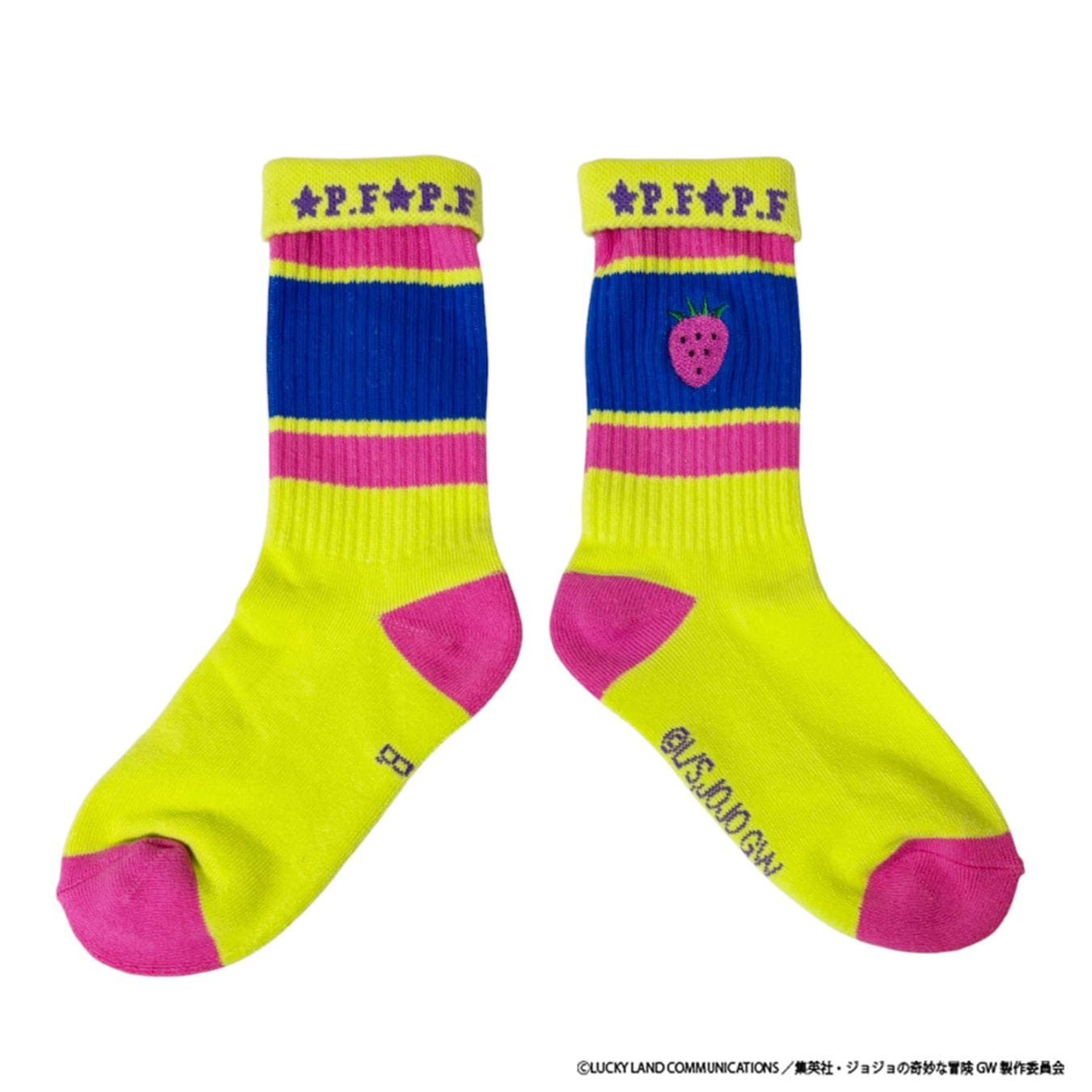 [公式] メーカー直営 アニメ『ジョジョの奇妙な冒険 黄金の風』 刺繍ラインソックス パンナコッタ・フーゴ