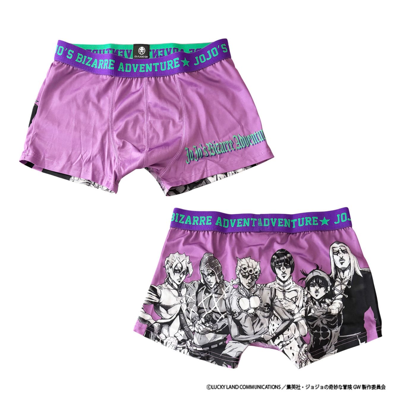 [公式] メーカー直営 アニメ『ジョジョの奇妙な冒険 黄金の風』 ボクサーパンツ（ポリエステル） ブチャラティチーム