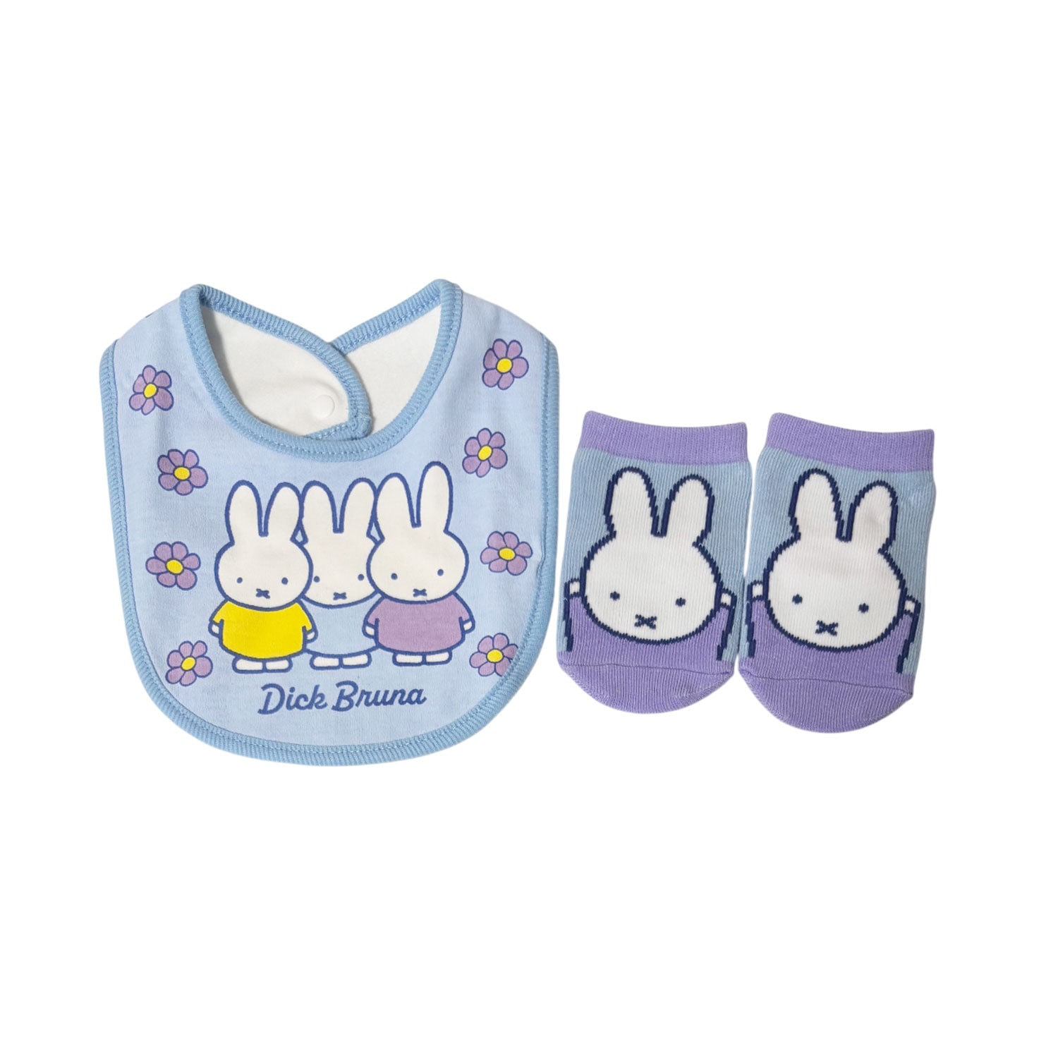 [公式] メーカー直営 ディック・ブルーナ ベビーセット フラワー ライトブルー