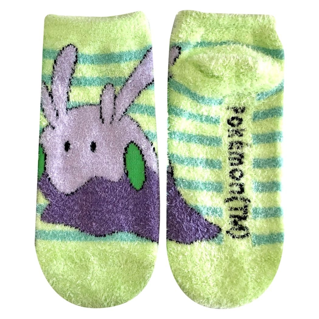 [公式] メーカー直営 ポケットモンスター もっこもこ靴下  (レディース) ヌメラ ボーダー