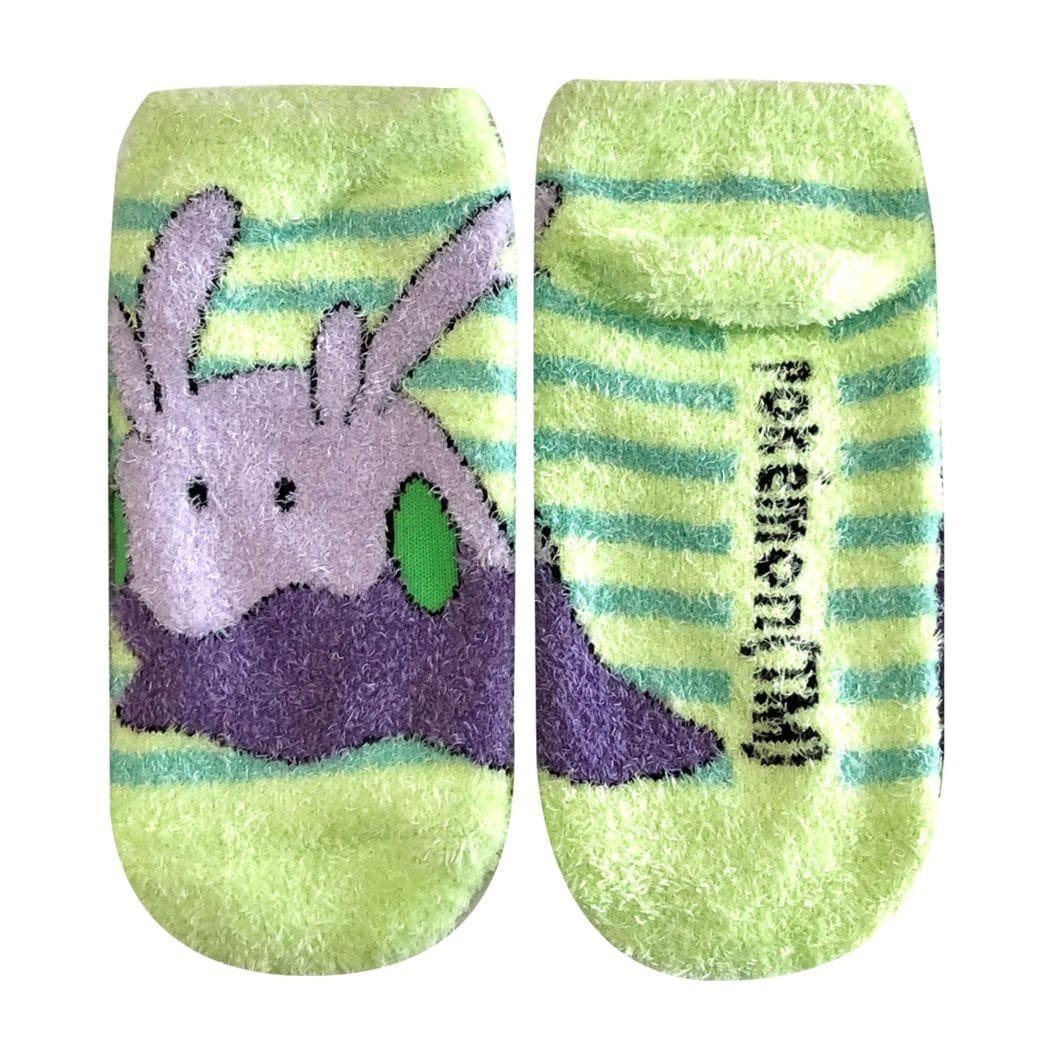 [公式] メーカー直営 ポケットモンスター もっこもこ靴下  (ジュニアサイズ) ヌメラ ボーダー