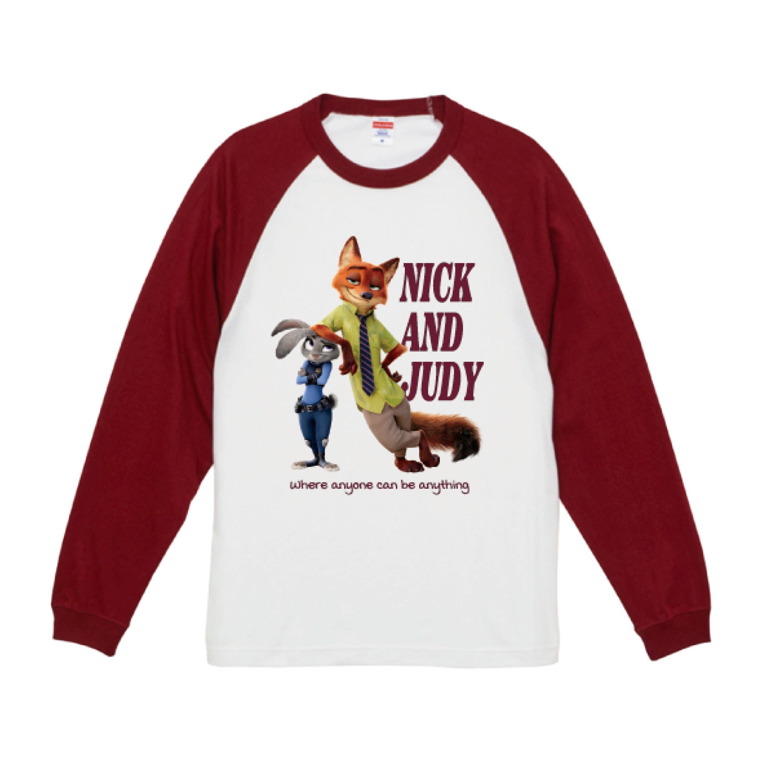 [公式] メーカー直営 ディズニー ロングTシャツ ズートピア 相棒