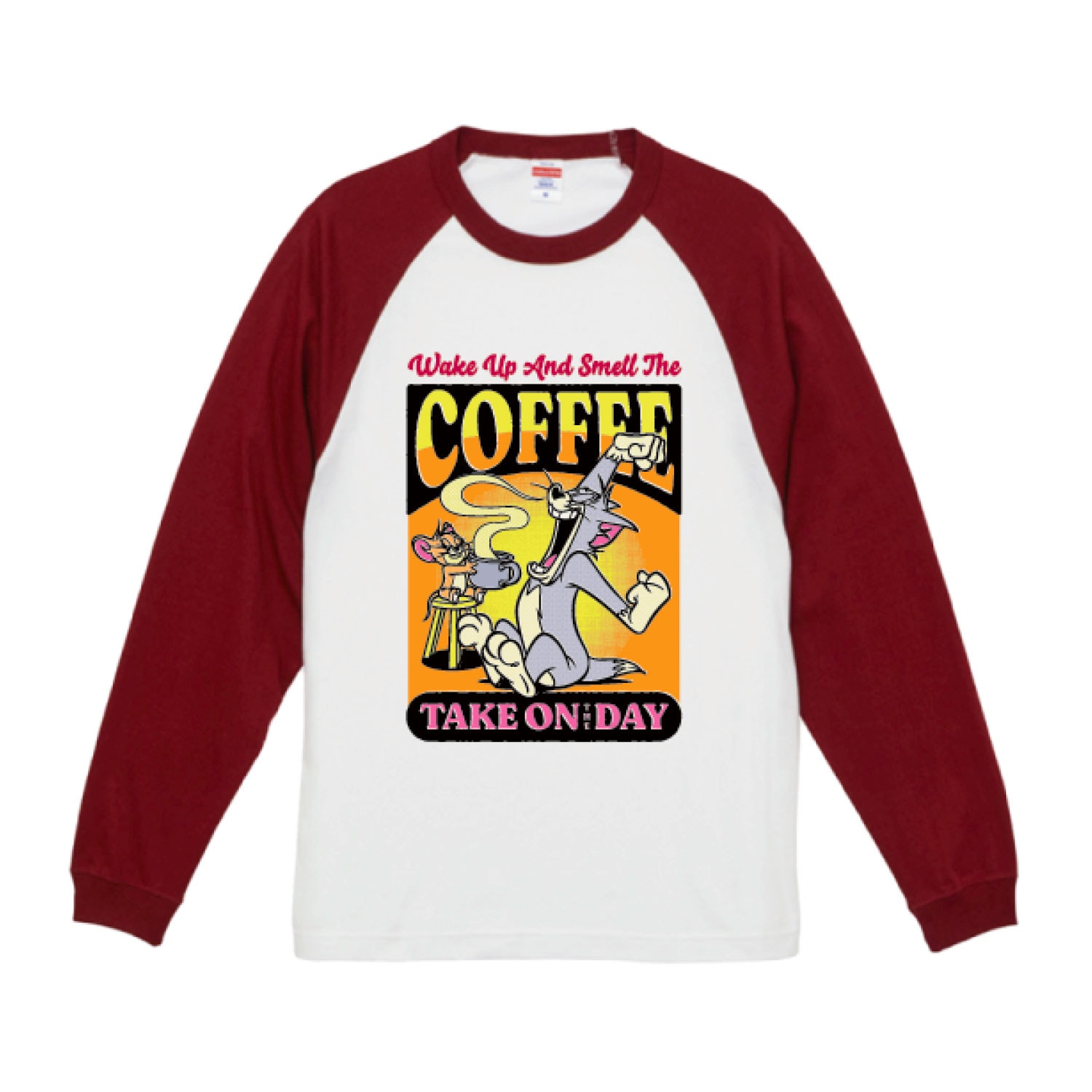 [公式] メーカー直営 トムとジェリー ロングTシャツ コーヒー