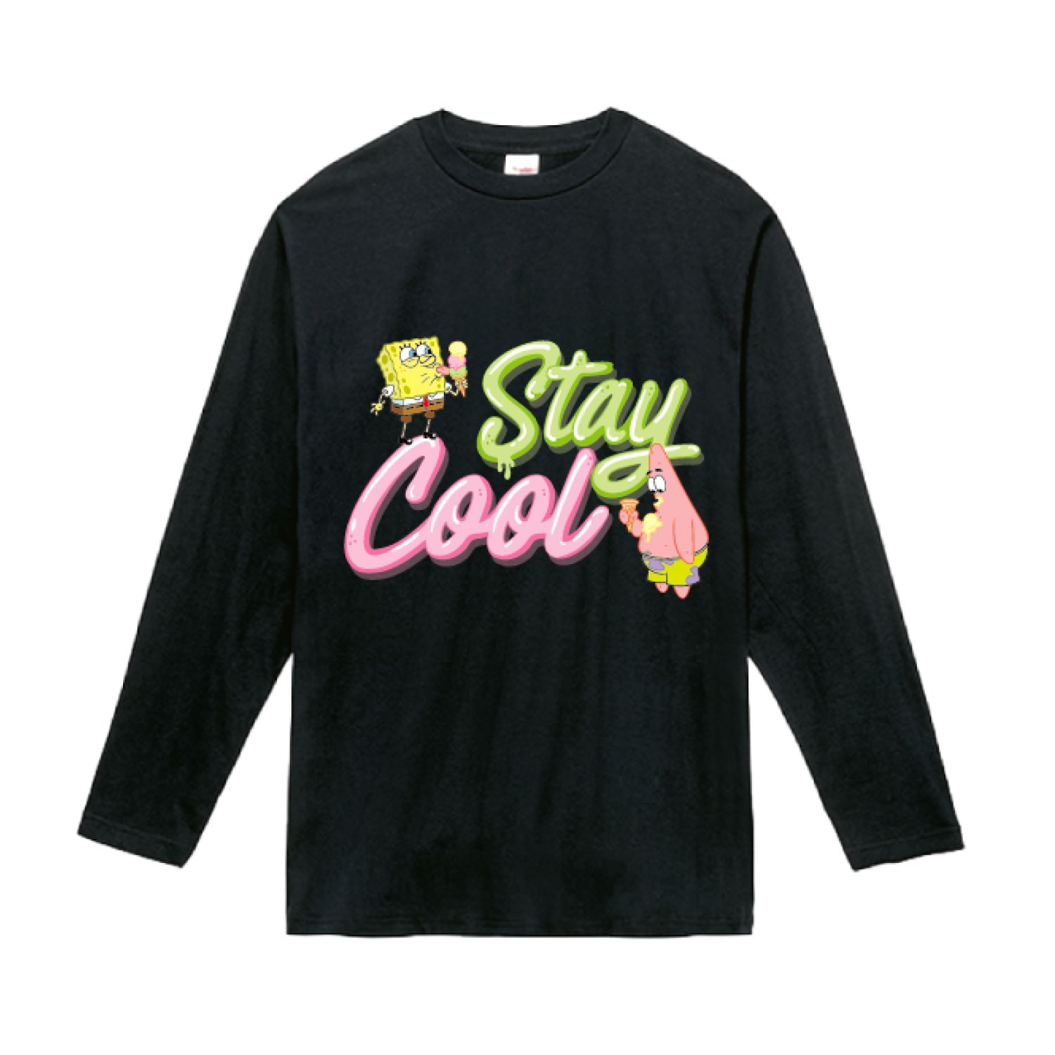 [公式] メーカー直営 スポンジ・ボブ ロングTシャツ アイスクリーム