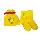 [公式] メーカー直営 ディズニー もこもこ靴下 in 巾着 くまのプーさん ハニー|ディズニー|キャラクター&#9655;