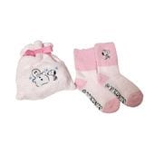 [公式] メーカー直営 PEANUTS スヌーピー もこもこ靴下 in 巾着 雪だるま|スヌーピー（PEANUTS)|キャラクター&#9655;