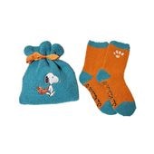 [公式] メーカー直営 PEANUTS スヌーピー もこもこ靴下 in 巾着 靴下|スヌーピー（PEANUTS)|キャラクター&#9655;