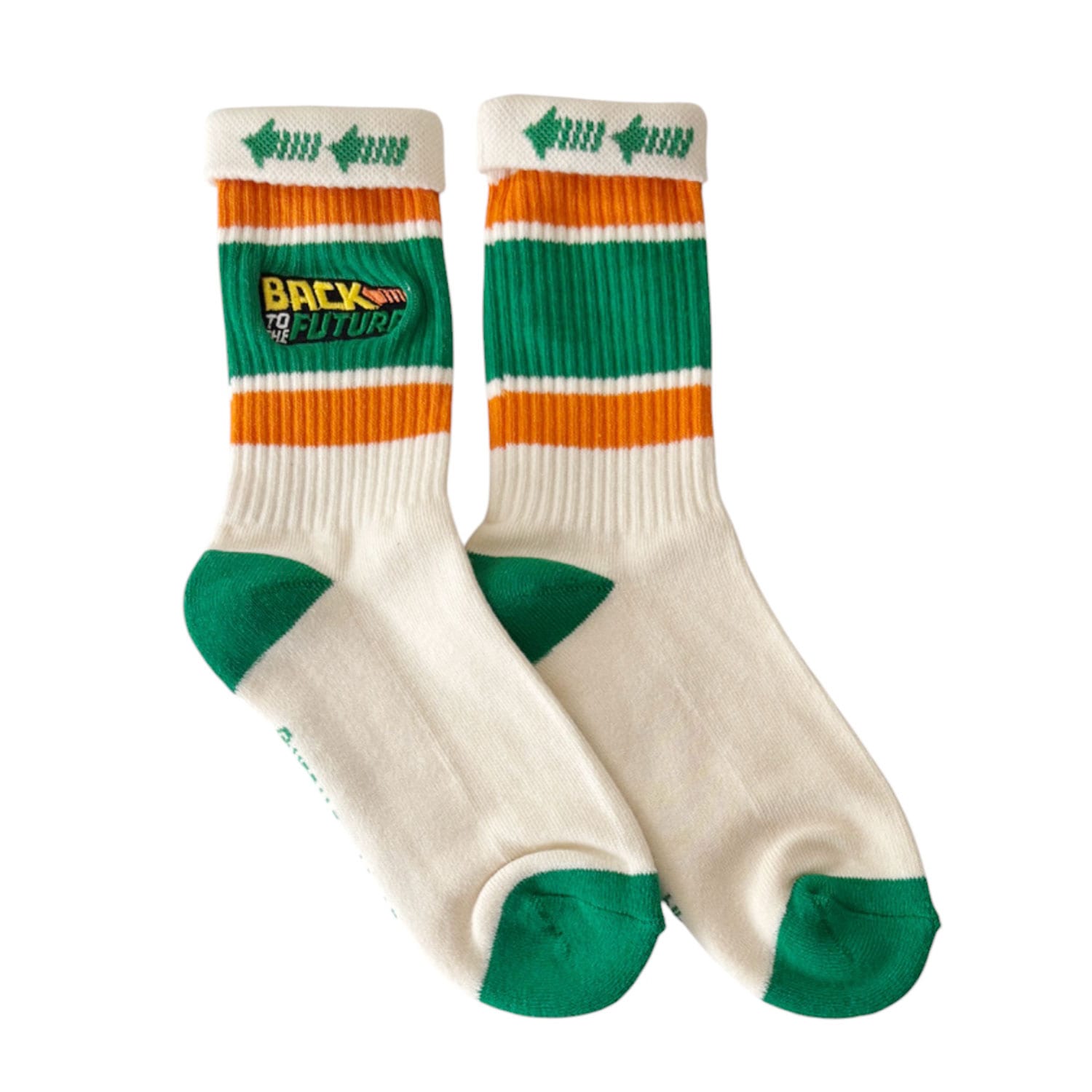 [公式] メーカー直営 バック・トゥ・ザ・フューチャー カラフルラインソックス ロゴ