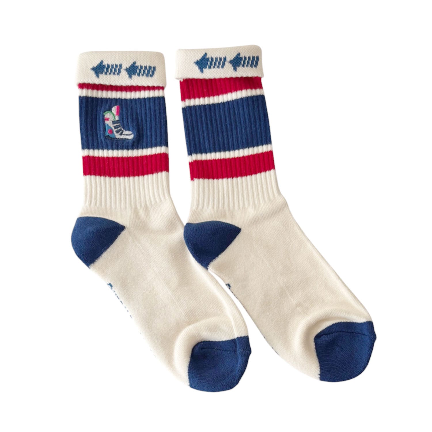 [公式] メーカー直営 バック・トゥ・ザ・フューチャー カラフルラインソックス シューズ