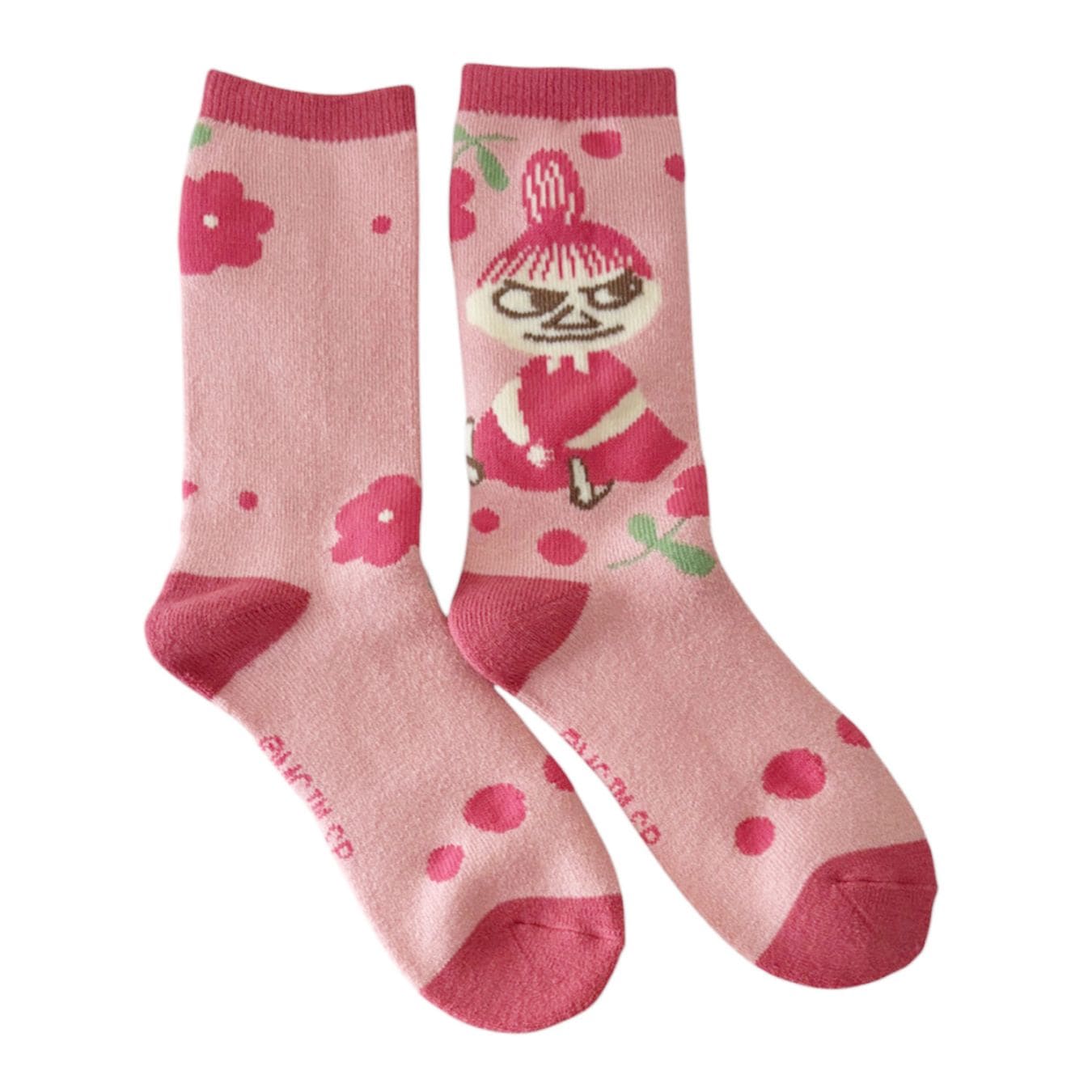 [公式] メーカー直営 ムーミン ぽっかぽかルームソックス リトルミイ フラワー ピンク