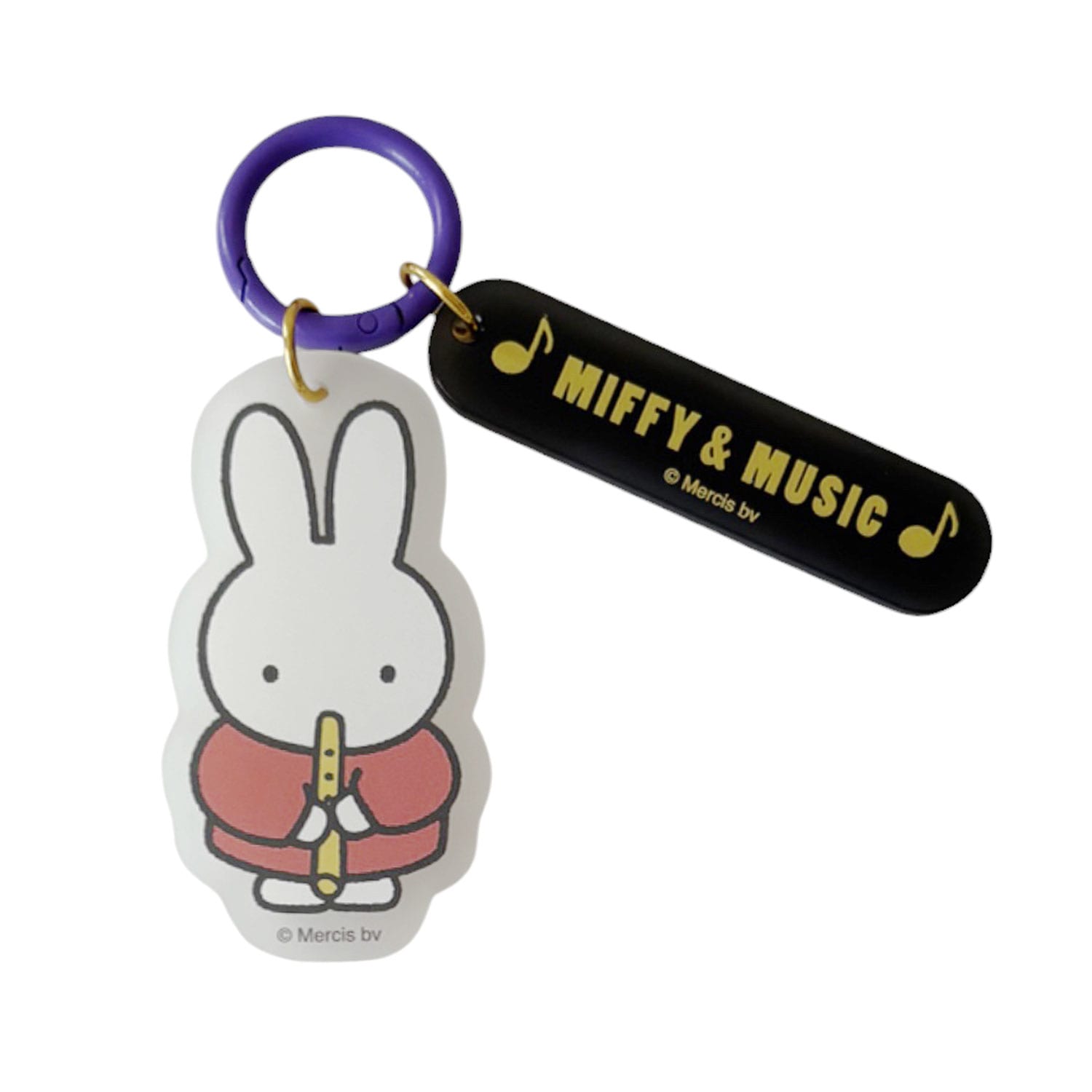 [公式] メーカー直営 ディック・ブルーナ カラーアクリルキーホルダー ミッフィー＆ミュージック WH×BK×YE