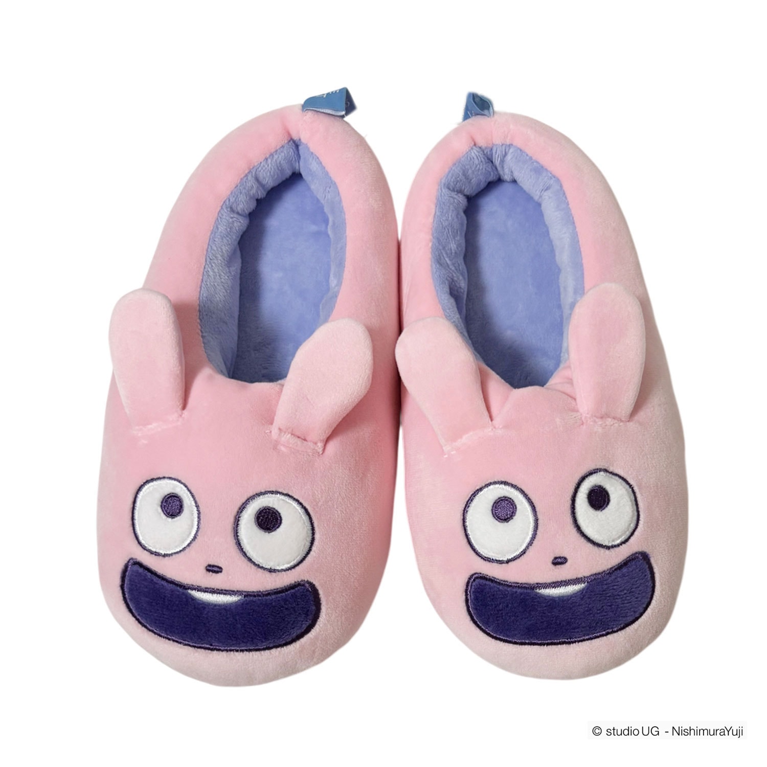 [公式] スタジオUG（にしむらゆうじ）ルームシューズ ラブラビット フェイス PK