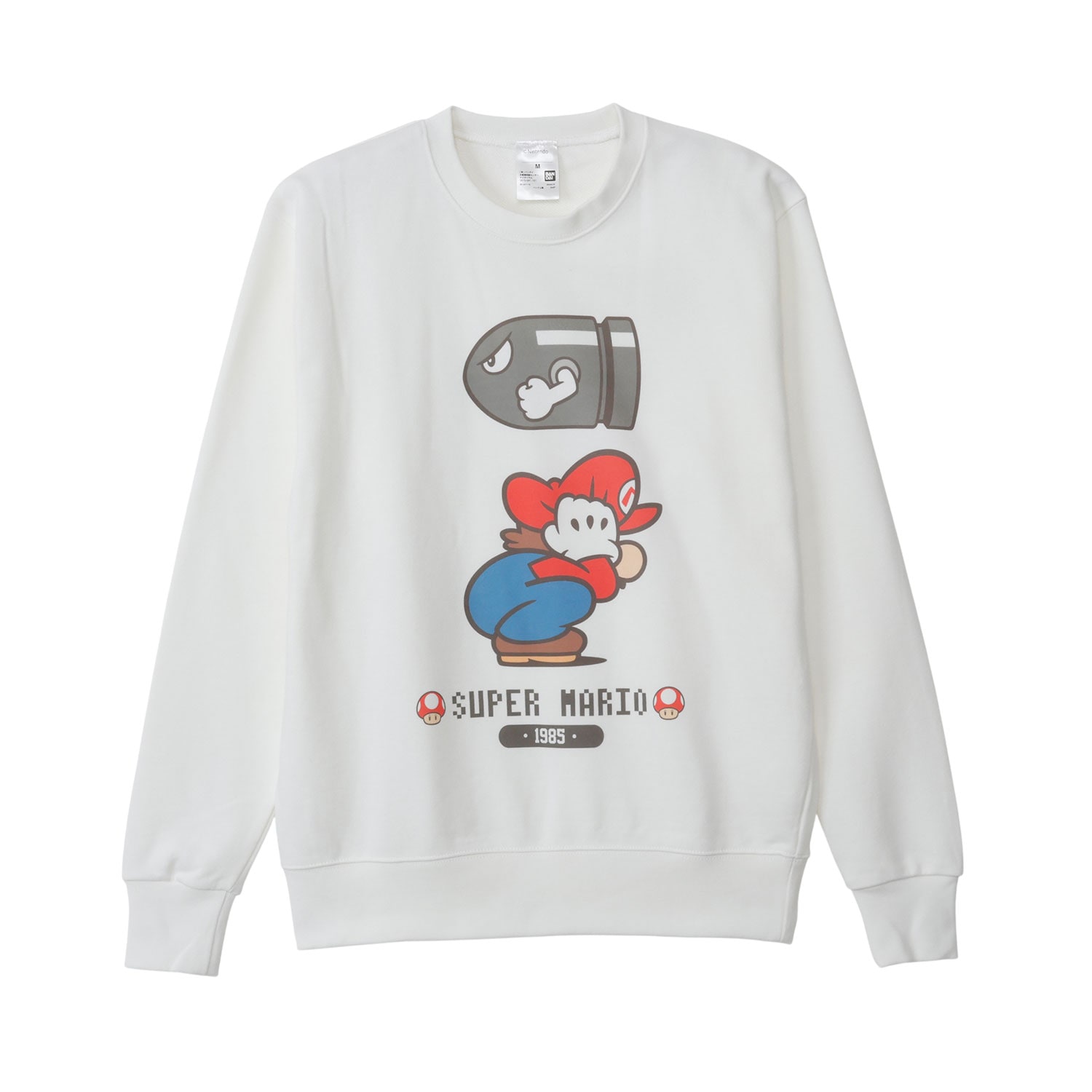 [公式] メーカー直営 スーパーマリオ スウェット マリオ 25W11