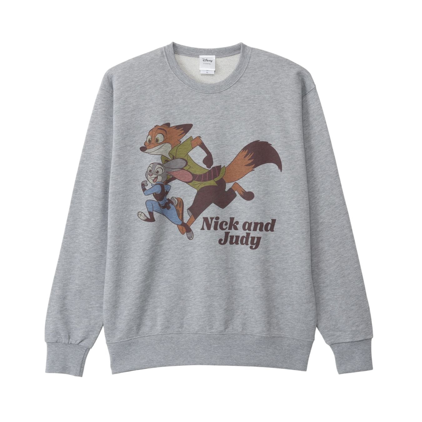 [公式] メーカー直営 ディズニー スウェット ズートピア ダッシュ L