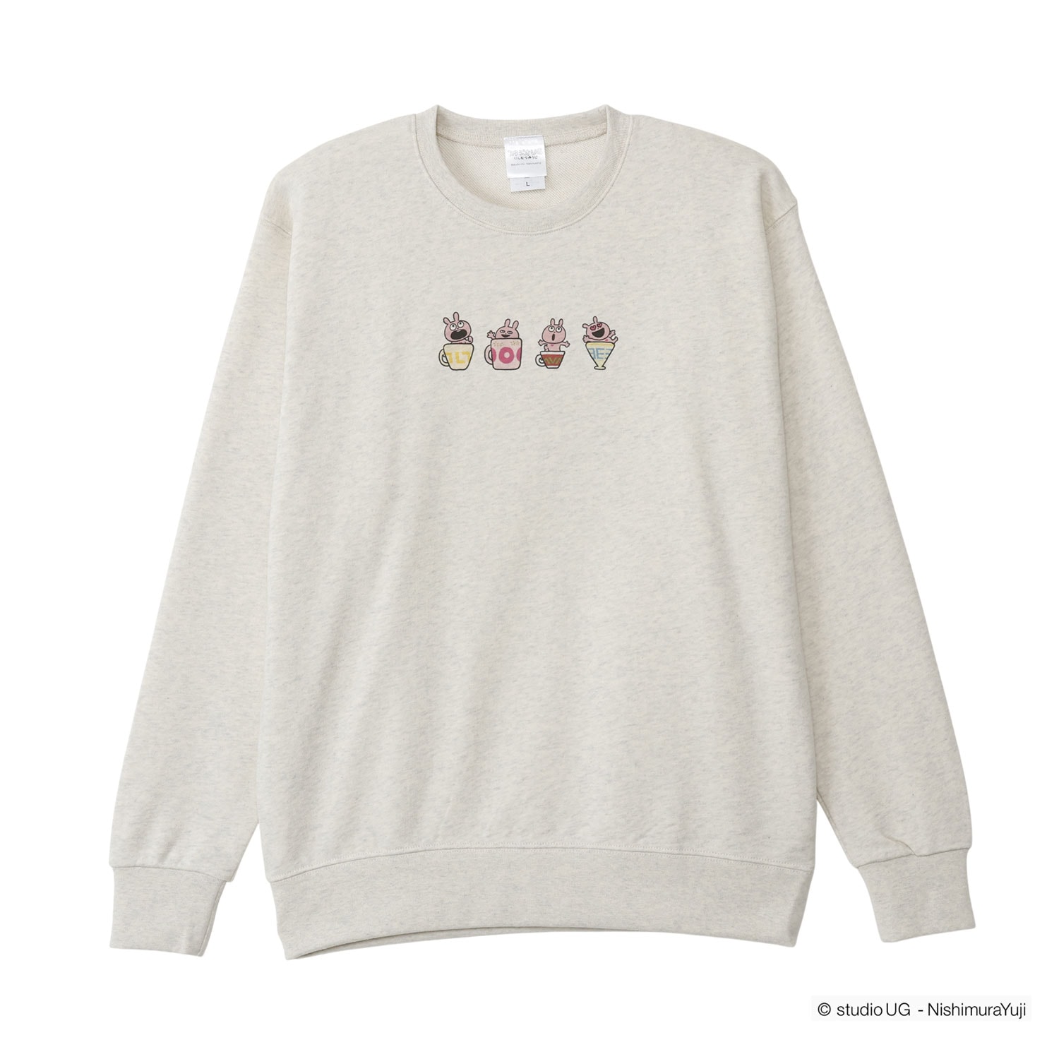 [公式] スタジオUG（にしむらゆうじ）スウェット ラブラビット ライン L