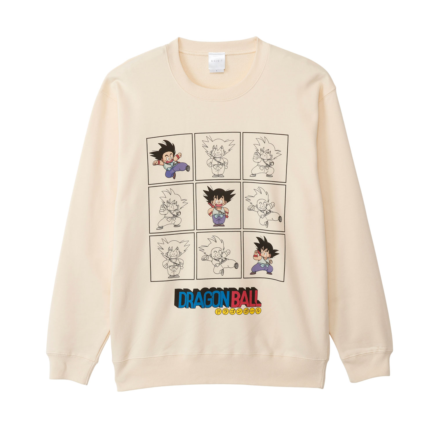 [公式] メーカー直営 ドラゴンボール スウェット ライン L