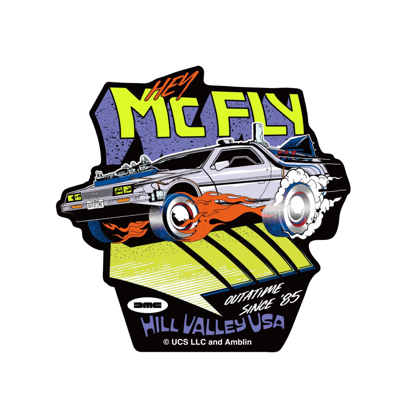 [公式] メーカー直営 バック・トゥ・ザ・フューチャー キャラクターステッカー MC FLY