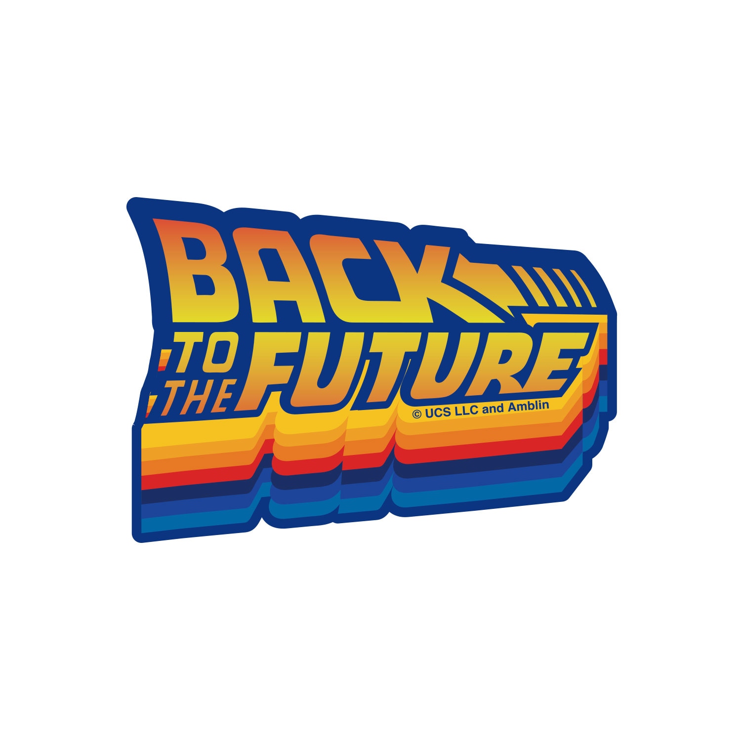 [公式] メーカー直営 バック・トゥ・ザ・フューチャー キャラクターステッカー ロゴ