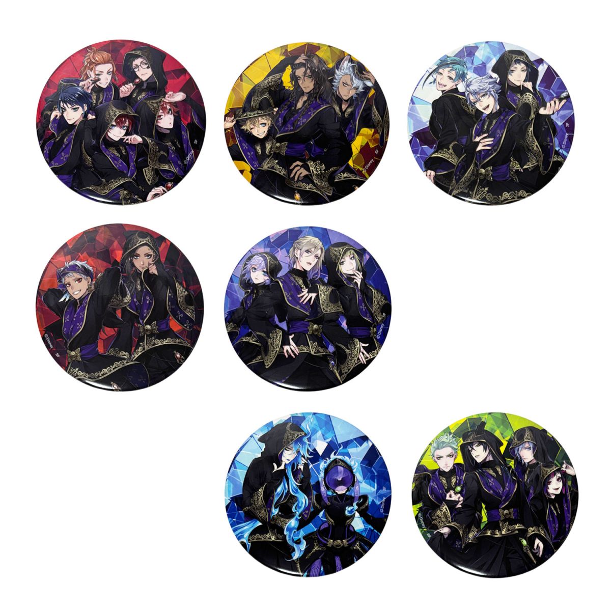 [公式] メーカー直営 『ディズニー ツイステッドワンダーランド』 ブラインド 缶バッジコレクション 式典服集合 BOXセット（全7種）