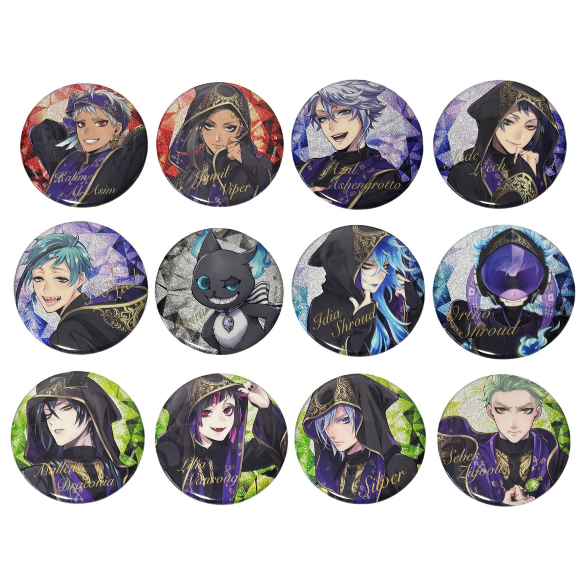 [公式] メーカー直営 『ディズニー ツイステッドワンダーランド』 ブラインド 缶バッジコレクション Vol.2 式典服 単体（全12種）