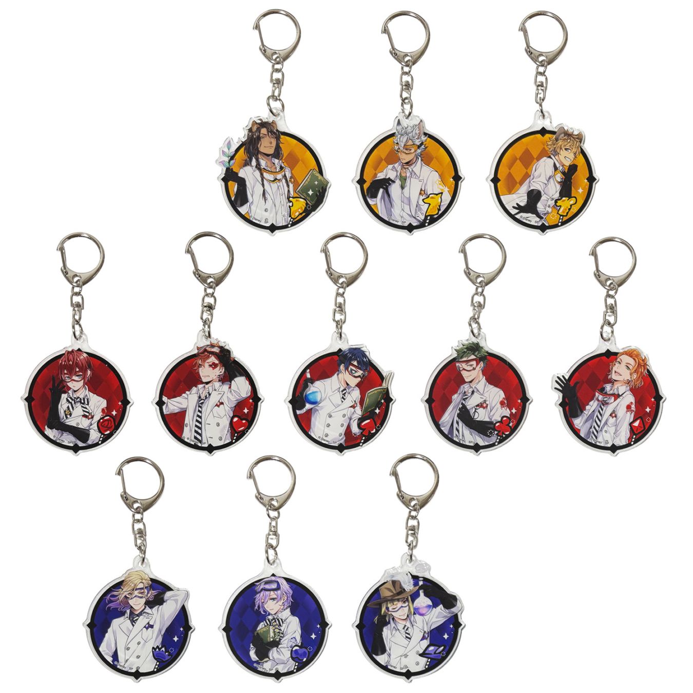 [公式] メーカー直営 『ディズニー ツイステッドワンダーランド』 ブラインド アクリルキーホルダー コレクション 実験着A 単体（全11種）