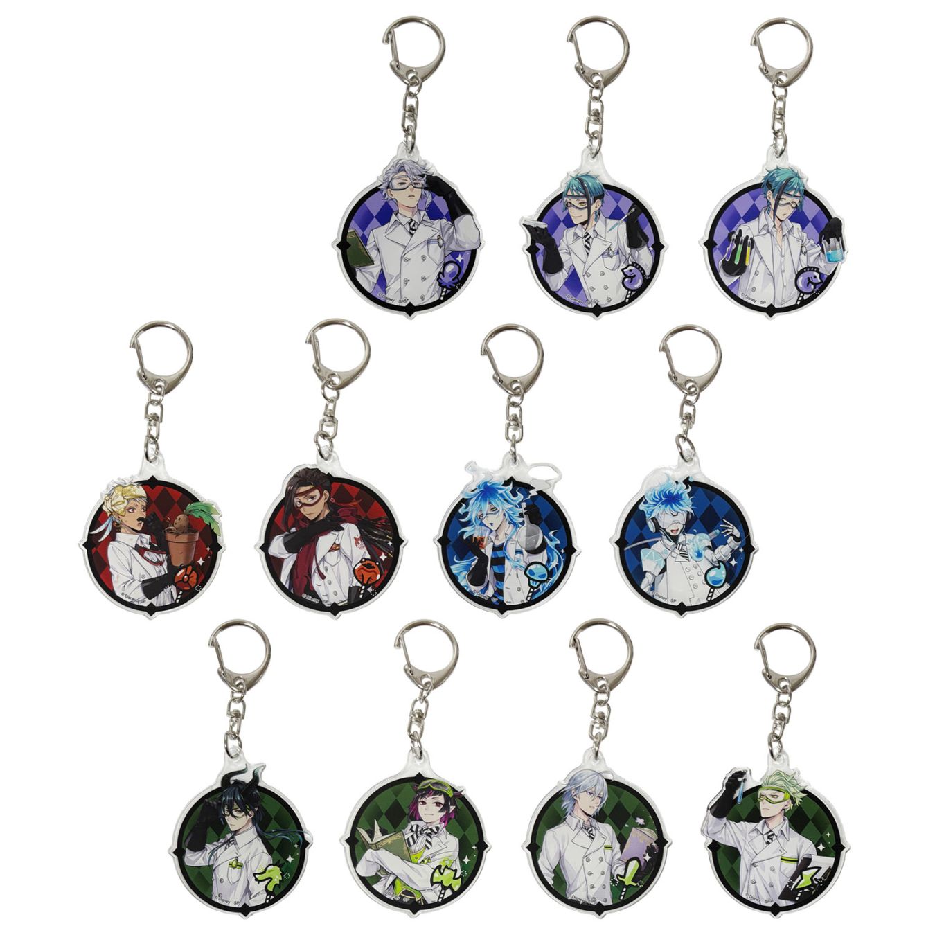 [公式] メーカー直営 『ディズニー ツイステッドワンダーランド』 ブラインド アクリルキーホルダー コレクション 実験着B 単体（全11種）