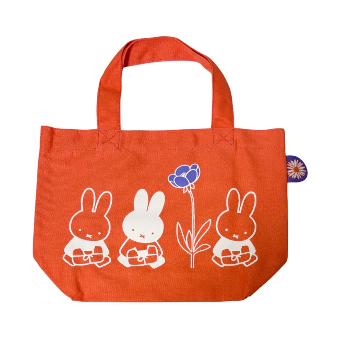 [公式] メーカー直営 ディック・ブルーナ カラーマチ付きバッグ  フラワー レッド