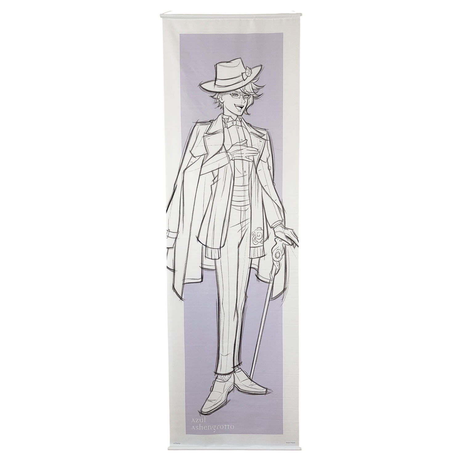 [公式] メーカー直営 『ディズニー ツイステッドワンダーランド』 スケッチスタイル笑顔Ver. 等身大タペストリー アズール