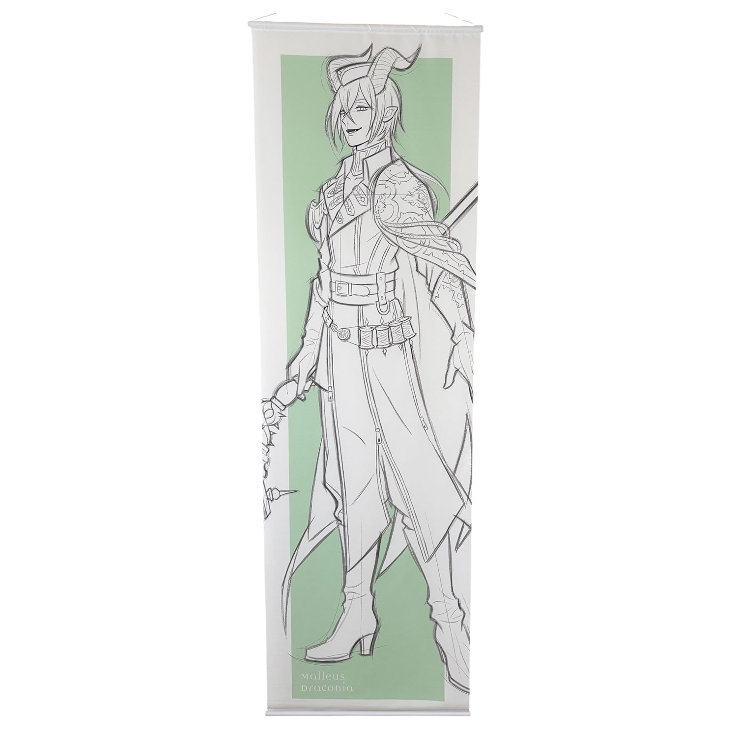 [公式] メーカー直営 『ディズニー ツイステッドワンダーランド』 スケッチスタイル笑顔Ver. 等身大タペストリー マレウス